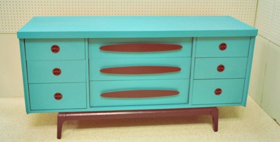 MCM Turquoise Buffet