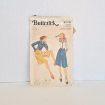 Vintage Butterick Pattern 4918 - Western Shirt