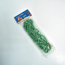 Green Beaded Glass Christmas Garland