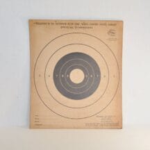 Vintage pistol targets