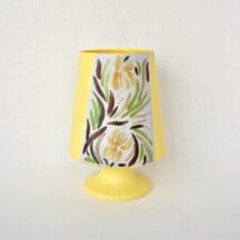 Yellow Tropical MCM Pottery Vase
