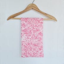 Pink Watercolor Splash Authentic Vintage Flour Sack