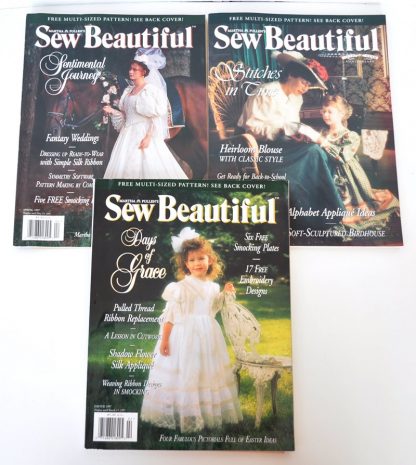 Sew Beautiful Magazine Back Issues 1997
