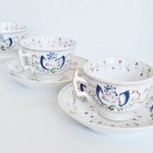Hand Painted Tea Cups and Saucers