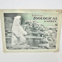 1937 Saint Louis Zoological Souvenir Guide Book