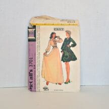 McCall's 3701 Blouson Pattern from 1973 inspired by Lost Horizon.