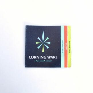 Original Corning Ware Product Booklet