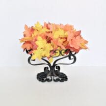 Wrought Iron Scroll Pedestal Bowl