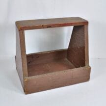 Primitive Wood Shoe Shine Box