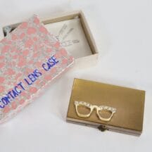 Vintage contact lens case