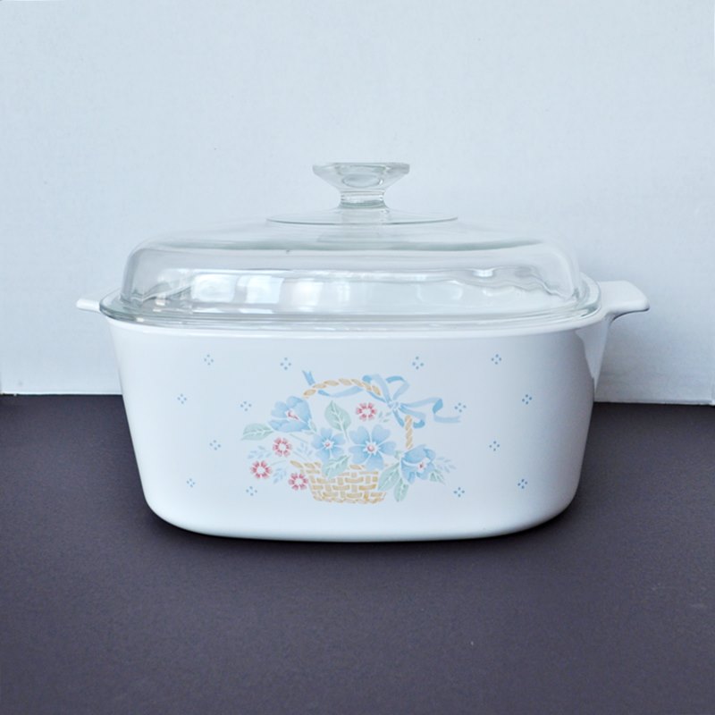 Country Cornflower Corningware Dutch Oven Just Vintage Home