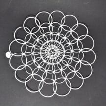 12 Round, Vintage Tupperware Doily