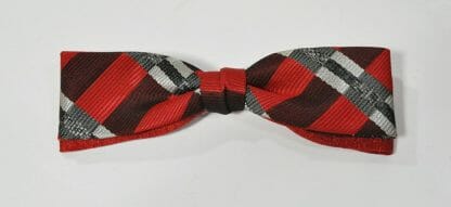 Vintage Red and Black Bow Tie
