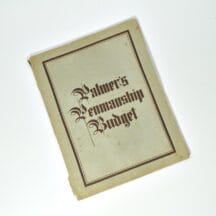 1924 Palmer's Penmanship Budget - Spencerian penmanship