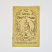 1933 Tuscaloosa Collectible - Sumter Farm & Stock Co. - Almanac