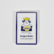 NAPA advertising - Regal Ride Shock Absorbers playing cards