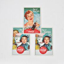 Vintage 1950's Collectible Coca Cola playing cards
