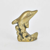 Miniature 2" Brass Dolphin