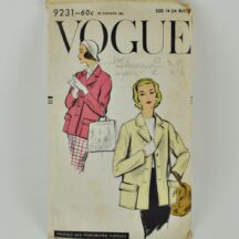 Vintate Vogue 9231 jacket pattern