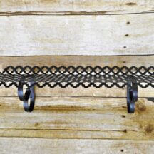 Black Cloverleaf Shelf