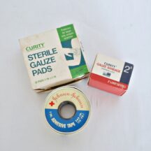 Vintage First Aid Items - Johnson - Curity