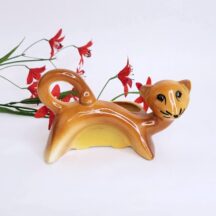 Vintage Pottery Weasel Planter - Succulent Planter or Ring Dish