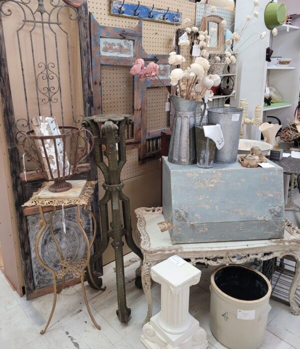 Booth at Angel's Antique Mall in Opelika, Alabama