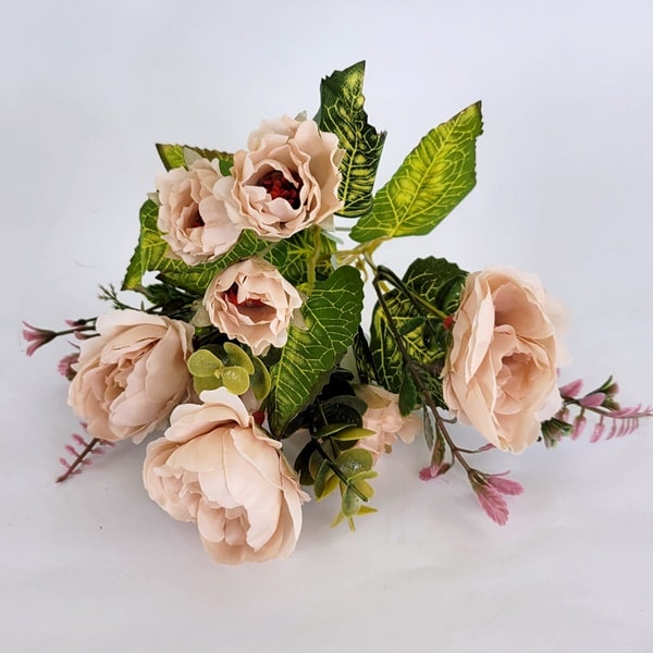 Rose Artificial Flowers Fake Flowers Bouquet With Stems For - Temu