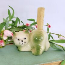 Vintage Airwick cat diffuser with original tail wick