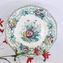 Antique decorative plate. Brougham & Mayer Hybla dinner plate