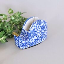 Vintage blue and white tape dispenser. Andrea by Sadek.