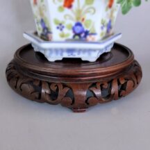 Vintage Chinoiserie display stand, riser.