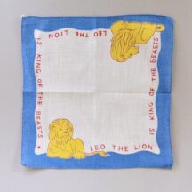 Vintage Leo the Lion child's hanky