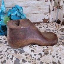 Vintage child's wood shoe form.