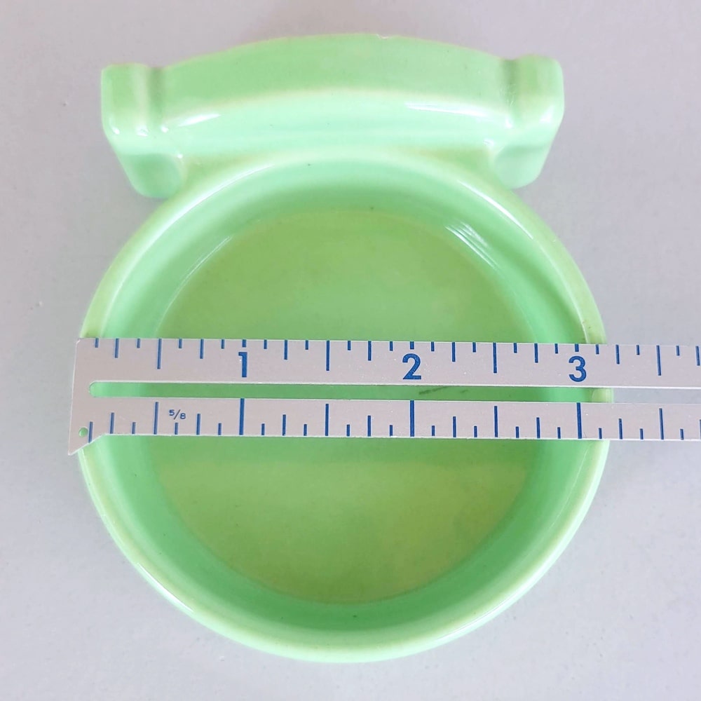 Vintage Jadeite Wall Mount Porcelain Cup Holder