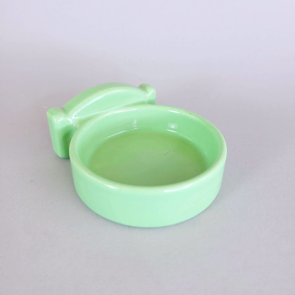 Vintage Jadeite Wall Mount Porcelain Cup Holder