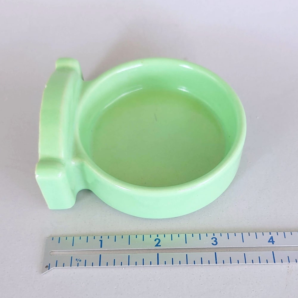 Vintage Jadeite Wall Mount Porcelain Cup Holder