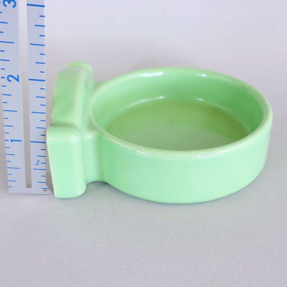 Vintage Jadeite Wall Mount Porcelain Cup Holder