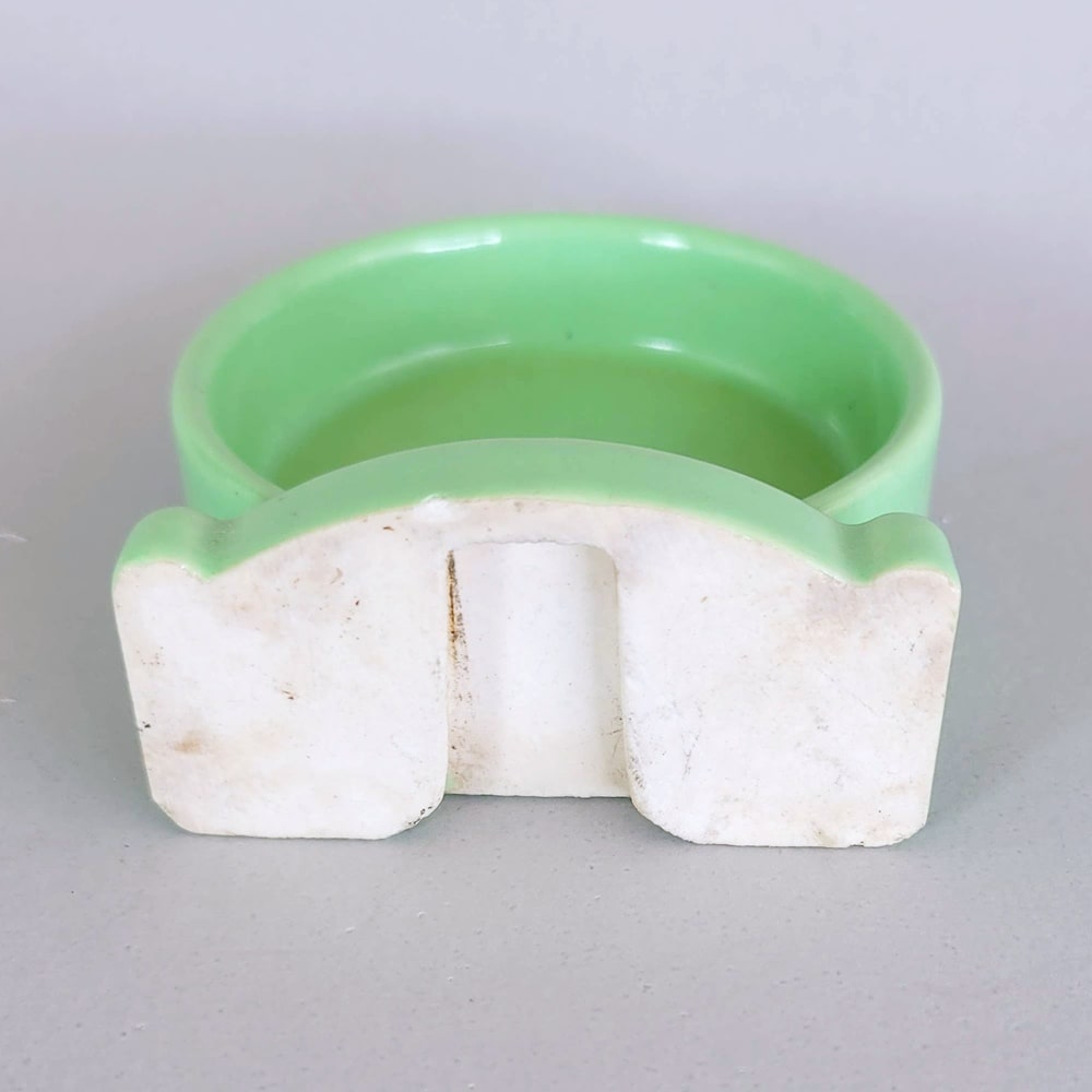Vintage Jadeite Wall Mount Porcelain Cup Holder