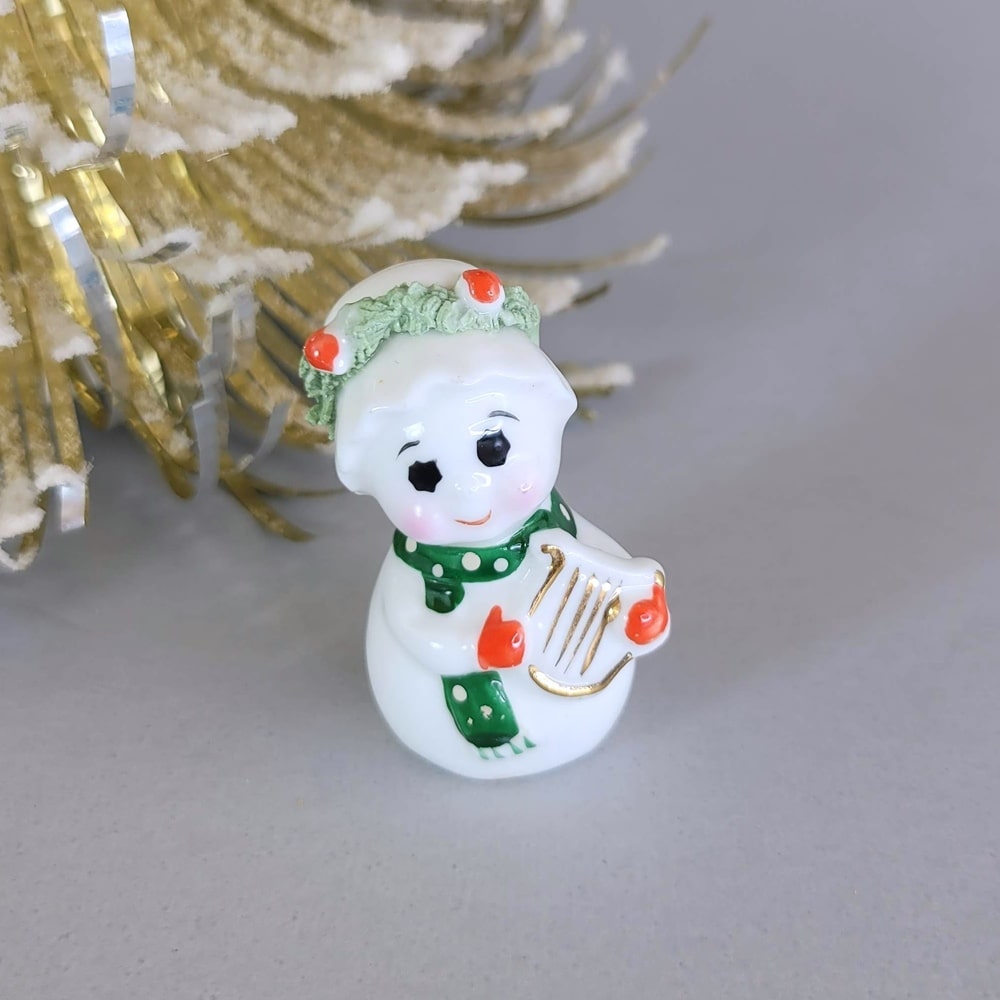 Miniature Napco snowman