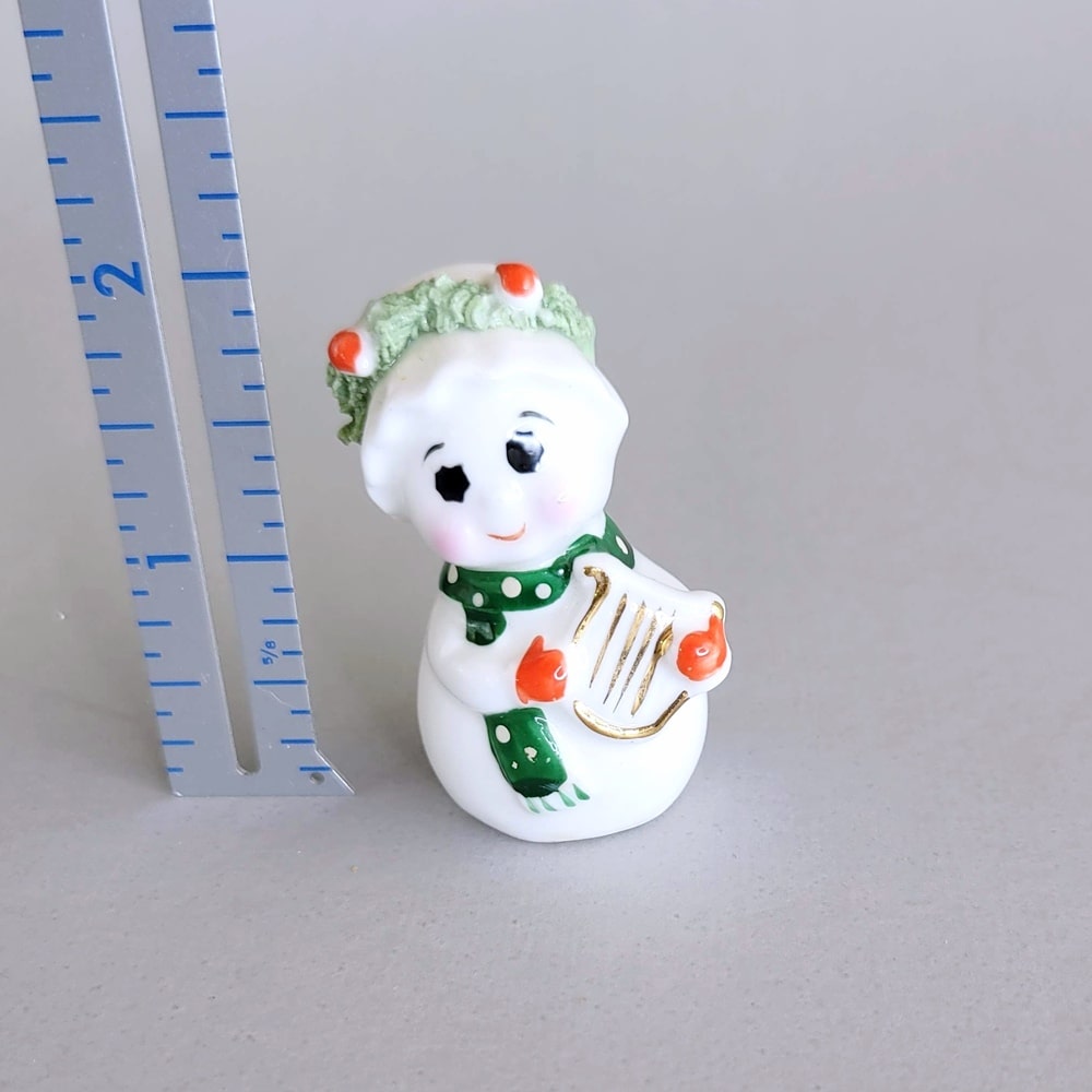 Miniature Napco snow woman